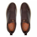 TÊNIS MASCULINO CASUAL EM COURO MARROM - CAFÉ