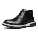 BOTA DERBY MASCULINA CASUAL EM COURO PRETO