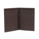Carteira Masculina Em Couro Marrom - JADE/CAFE