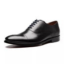 SAPATO OXFORD MASCULINO SOCIAL EM COURO PRETO COM CONFORTO - LASER