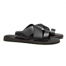 SANDÁLIA MASCULINA CASUAL EM COURO - SKAR PRETO